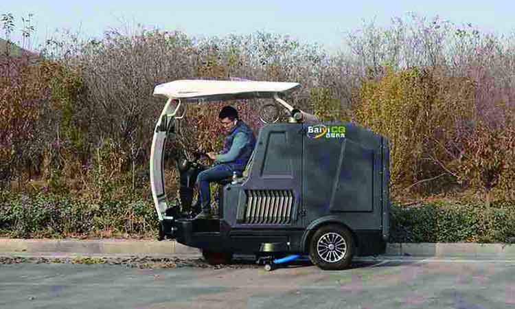 BY-T5樹葉收集車人行道、背街小巷落葉收集shen器