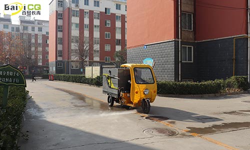 適用于小區(qū)物業(yè)的電動(dòng)三輪高壓清洗車應(yīng)該是什么樣的？