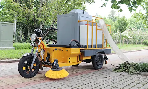 小型三輪樹葉收集車體積快速收集轉(zhuǎn)運樹葉