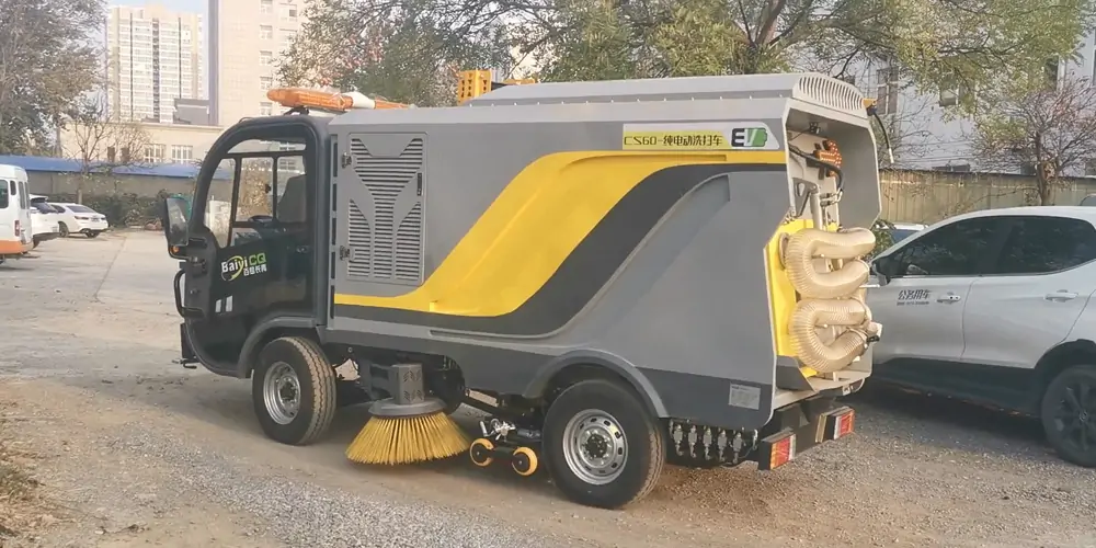 純電動洗掃車，小型電動洗掃車，洗掃車，馬路洗掃車，電動洗掃車小型