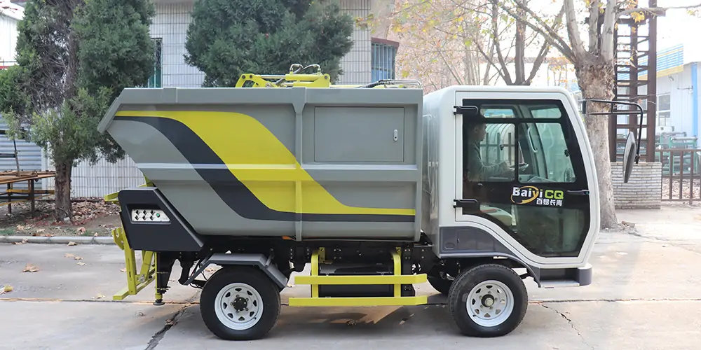 垃圾車_后裝式垃圾車_掛桶垃圾車_，小型垃圾車