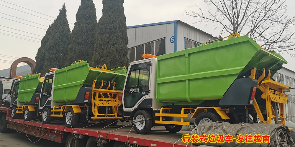 后裝式垃圾清運車_環(huán)衛(wèi)垃圾車_市政垃圾車_小型環(huán)衛(wèi)垃圾車
