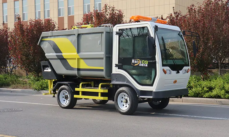 電動后裝式垃圾車：環(huán)保革命的嶄新明星，物業(yè)景區(qū)園林垃圾轉(zhuǎn)運好幫手