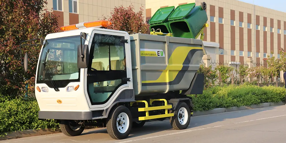 自卸式垃圾車 環(huán)衛(wèi)車?yán)?電動垃圾車 掛桶垃圾車 三輪垃圾車