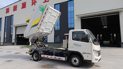 新能源自裝卸式垃圾車BY-LH4500工作模式