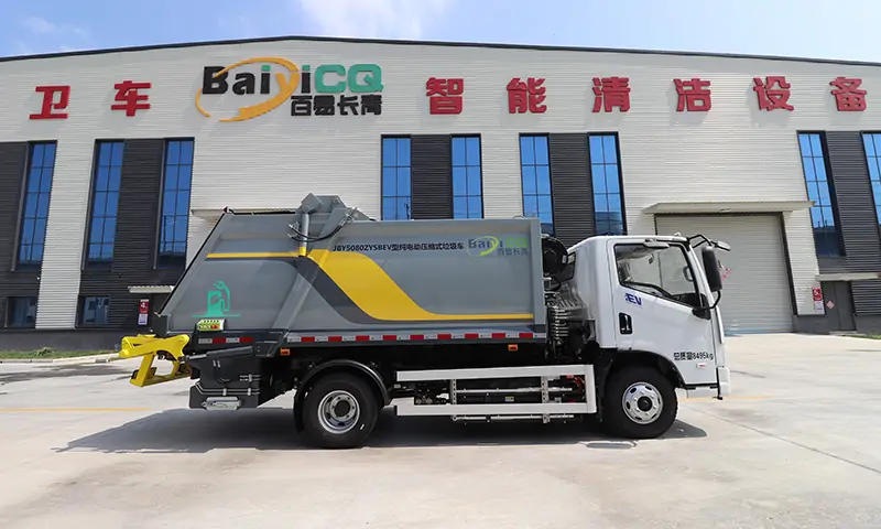 八噸新能源垃圾壓縮車(chē)-城市垃圾轉(zhuǎn)運(yùn)超級(jí)大胃王